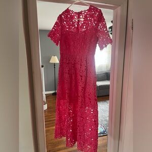 Vici - Garcelle Floral Lace Midi Dress